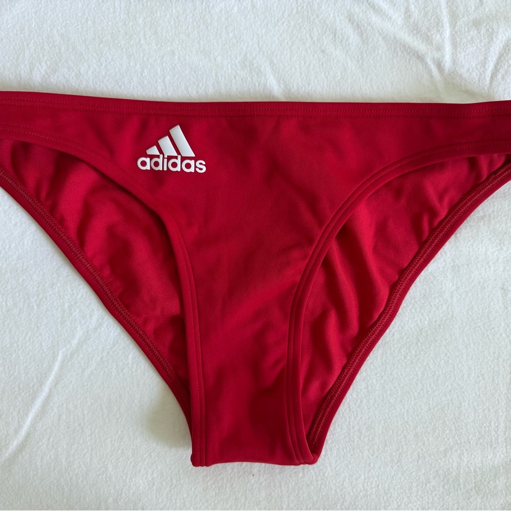 Adidas Bold Red Beach Swim Bottom
